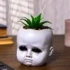 Distressed Doll Succulent Plant Holder