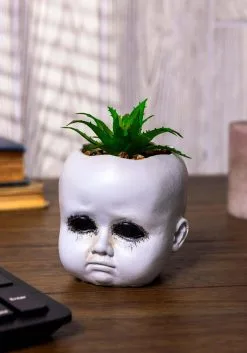 Distressed Doll Succulent Plant Holder
