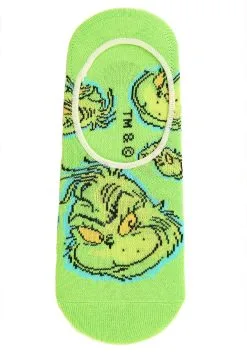 Dr. Seuss No Show Sock Set Adult 5 Pairs -halloween Shop dr seuss adult 5 pair no show sock set alt 3