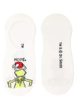 Dr. Seuss Grinch 6-Pack No-Show Socks -halloween Shop dr seuss grinch no show socks 6 pack alt 5
