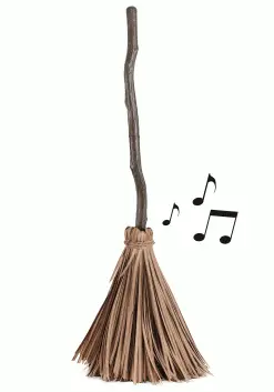 Animated Enchanted Dancing Broom -halloween Shop enchanted broom alt 3