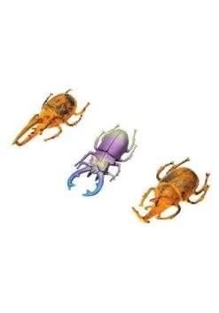 Metallic Set Of 3 Enchanted Beetles