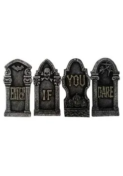 Enter If You Dare Tombstone Halloween Set