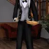 Animated Evil Greeter Butler Decoration