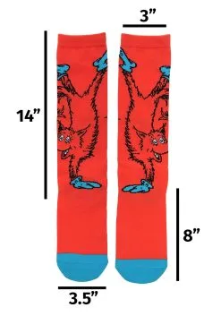 Fox In Socks Knee-High Costume Socks -halloween Shop fox in socks knee high costume socks alt 2