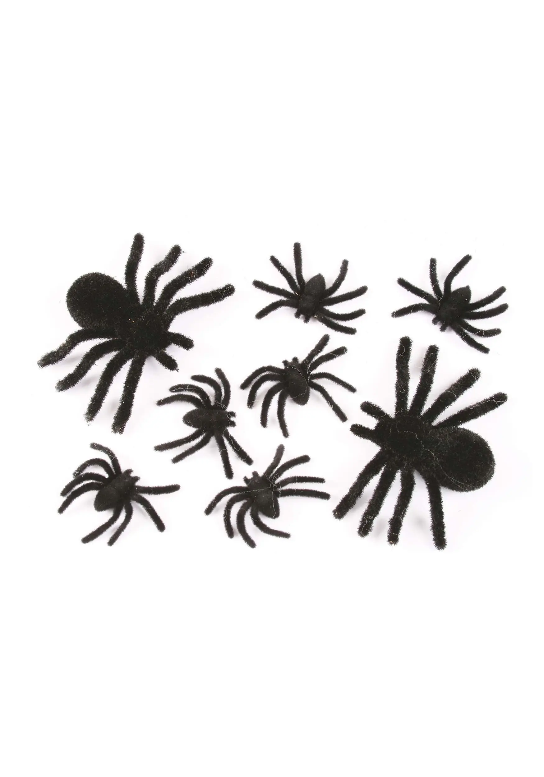 Set Of Black Fuzzy Spiders 2 Set Of Black Fuzzy Spiders - Image 2