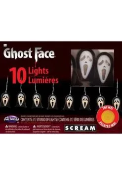 10 Ghost Face String Lights