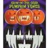 Glow In The Dark Pumpkin Fangs