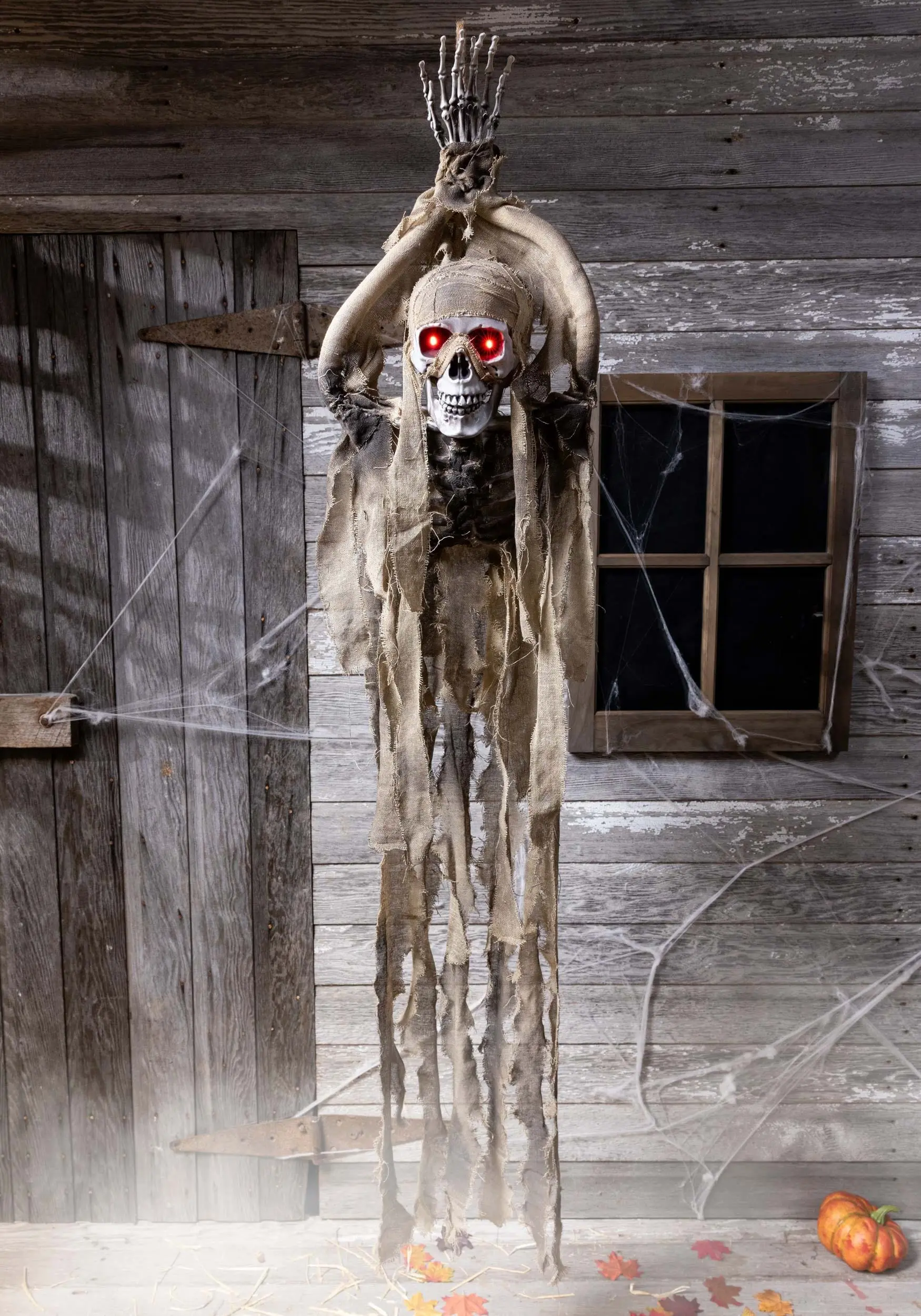 Hanging Animatronic Skeleton Decoration 5 Hanging Animatronic Skeleton Decoration - Image 5