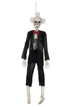 16" Hanging Gothic Skeleton Groom Halloween Decoration -halloween Shop hanging skeleton groom 16 decoration alt 2