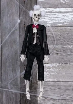 16" Hanging Gothic Skeleton Groom Halloween Decoration