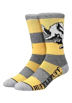Hufflepuff Harry Potter Rugby Stripe Crew Socks