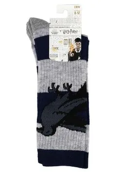 Harry Potter Ravenclaw Rugby Stripe Crew Socks -halloween Shop harry potter ravenclaw rugby stripe crew socks alt 2