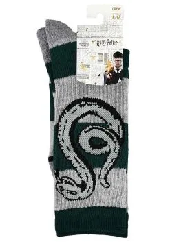 Harry Potter Slytherin Stripe Rugby Crew Socks 5 Harry Potter Slytherin Stripe Rugby Crew Socks -halloween Shop harry potter slytherin rugby stripe crew socks alt 2