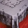 Lace Haunted House Tablecloth