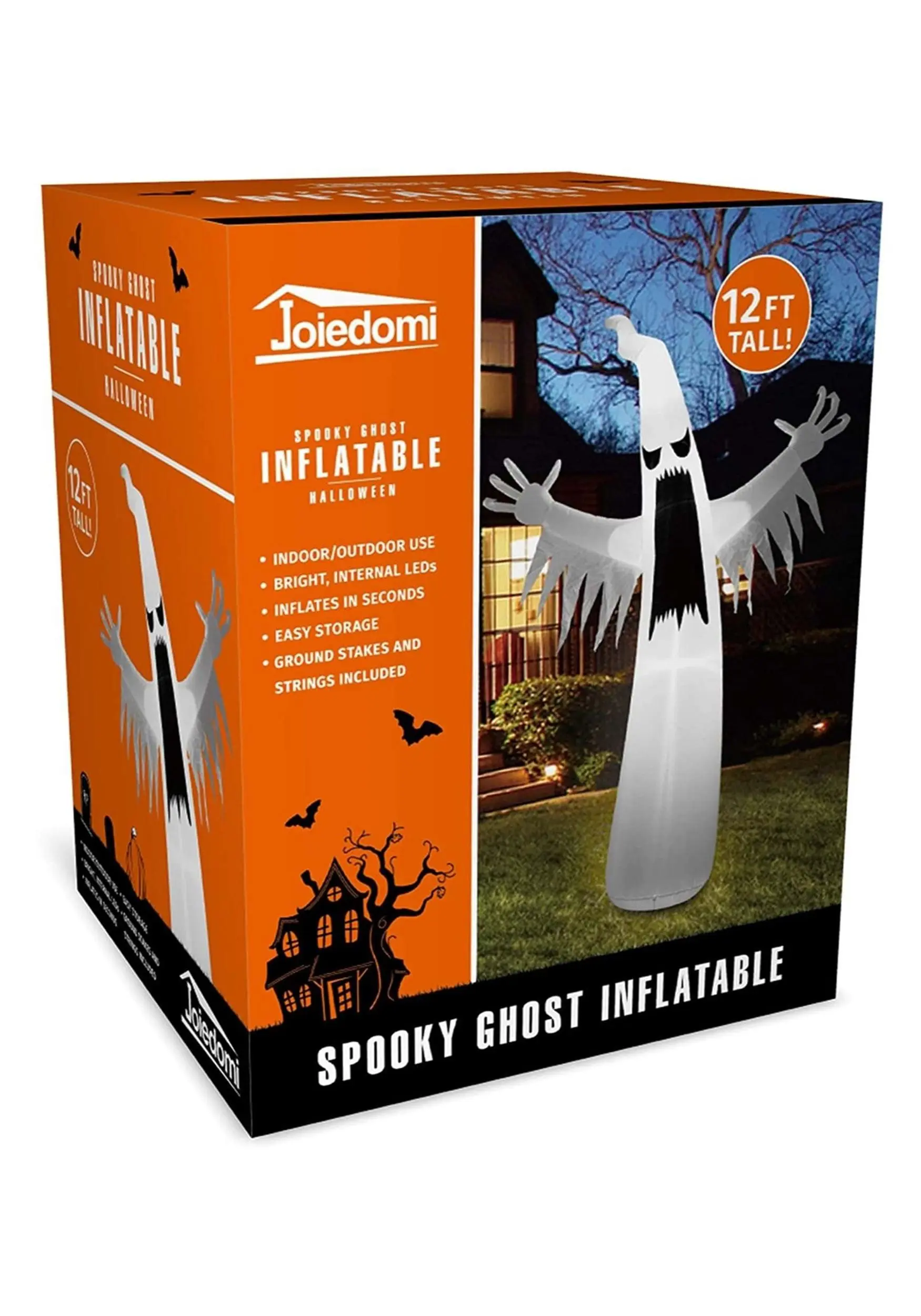 12FT Inflatable Towering Ghost Decoration 3 12FT Inflatable Towering Ghost Decoration - Image 3