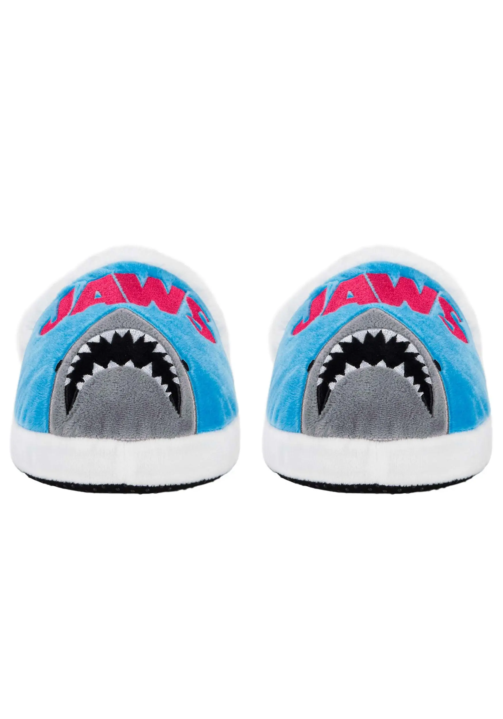 Adult Jaws Fuzzy Slide Slippers 2 Adult Jaws Fuzzy Slide Slippers - Image 2
