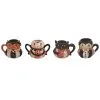 Johanna Parker Bat, Spider, Cat, And Vampire Mug Set