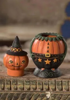 Pete Spooks Johanna Parker Pumpkin Jar -halloween Shop johanna parker pumpkin pete spooks jar alt 2