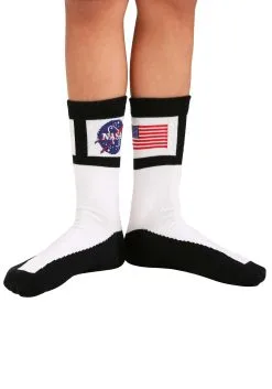Astronaut Kids Socks -halloween Shop kids astronaut socks alt 3