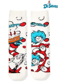 The Cat In The Hat Birthday Crew Socks Kids