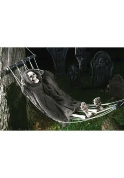 64" Lazy Bones Hammock Reaper 5 64" Lazy Bones Hammock Reaper -halloween Shop lazy bones 64 hammock reaper alt 2