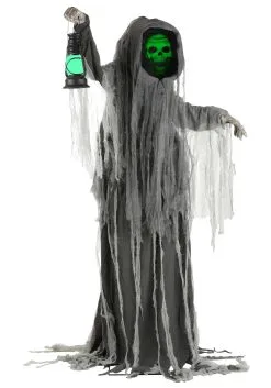Animated Looming Phantom Decoration -halloween Shop looming phantom animated decoration alt 4