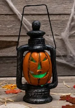 Light Up LED Pumpkin Lantern Decoration -halloween Shop pumpkin lamp w 3color led light tl 42com alt 5