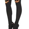Over The Knee Pumpkin Socks