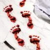 PVC Bloody Footprint - White