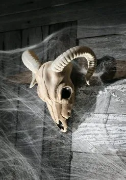 Plastic Ram Skull Decor