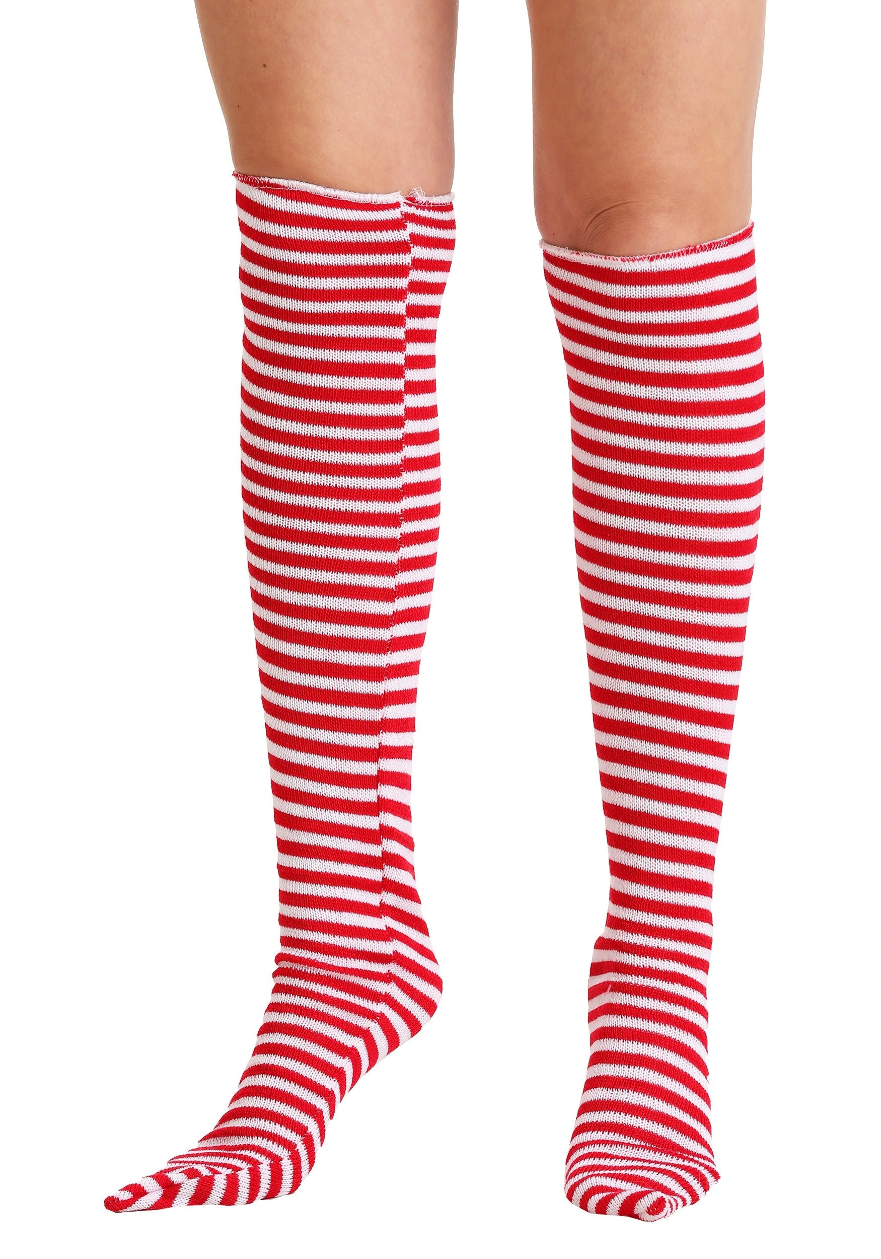 Red And White Witch Socks 2 Red And White Witch Socks - Image 2