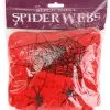 Red Spider Web Halloween Decoration