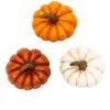 Set Of 3 Resin 3" Pumpkins