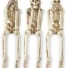 Set Of 3 Hear No Evil, See No Evil, Speak No Evil Skeletons