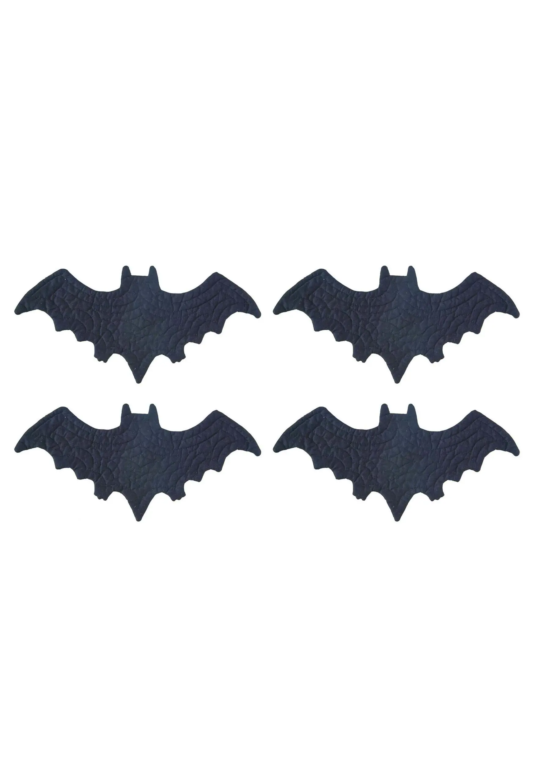 Set Of 4 Fabric Bat Table Decoration Placemats 1 Set Of 4 Fabric Bat Table Decoration Placemats
