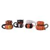 Set Of 4 Johanna Parker Ceramic Halloween Mugs
