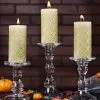 3 Pack Short Glass Candleholders