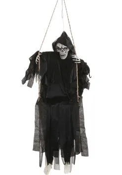 Sitting Reaper Hanging Decoration -halloween Shop sitting reaper alt 4