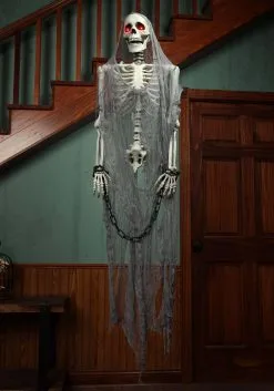 Talking Skeleton Prisoner Hanging Decoration