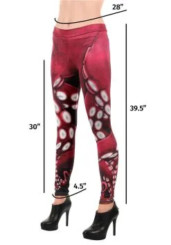 One Size Tentacle Leggings -halloween Shop tentacle leggings one size alt 4