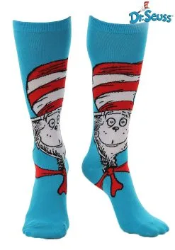 The Cat In The Hat | Knee High Costume Socks