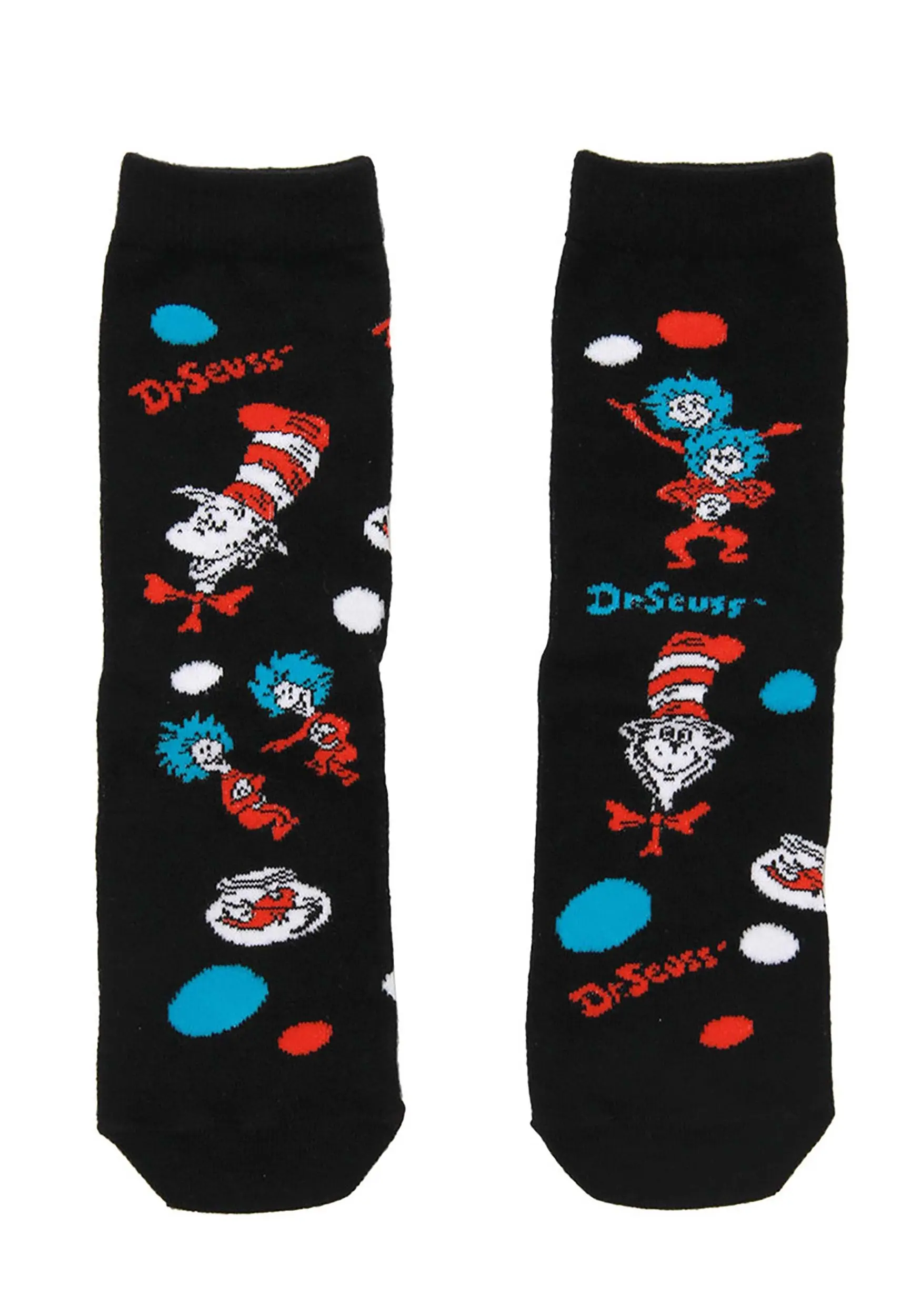 The Cat In The Hat Pattern Kid's Socks 2 The Cat In The Hat Pattern Kid's Socks - Image 2