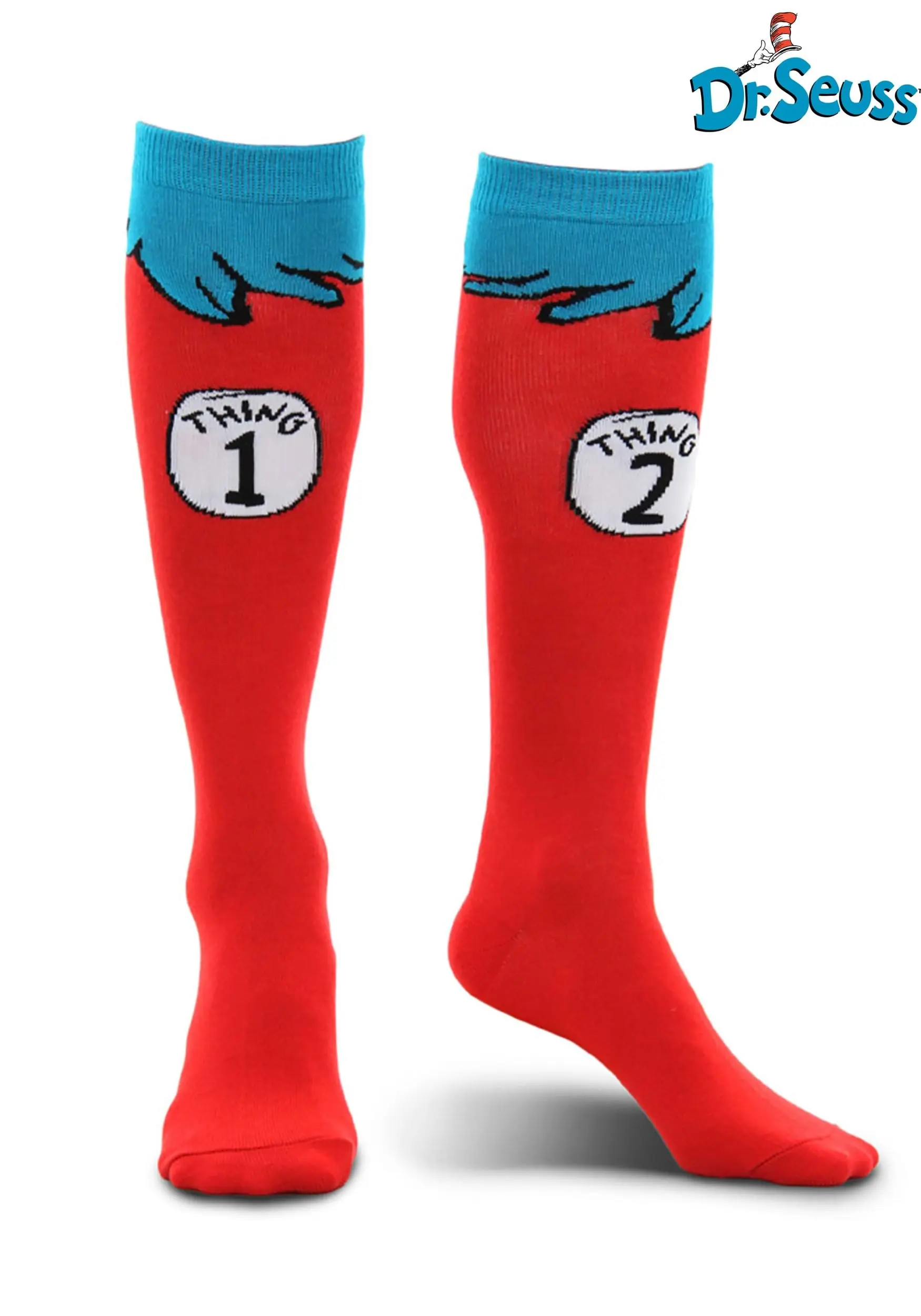 Thing 1 & 2 Costume Socks For Kids 1 Thing 1 & 2 Costume Socks For Kids