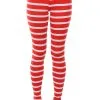 Women's Tipsy Elves Red Stripe Leggings