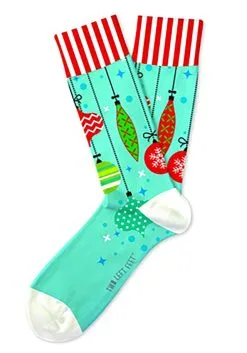 The Two Left Feet Trim-A-Tree Christmas Ornament Adult Socks