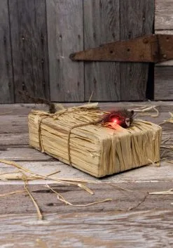 Walking Light Up Animated Haystack Rat Halloween Decoration 8 Walking Light Up Animated Haystack Rat Halloween Decoration -halloween Shop walking light up animated haystack rat decoration alt 3