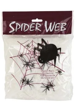 White Spider Web Halloween Decoration