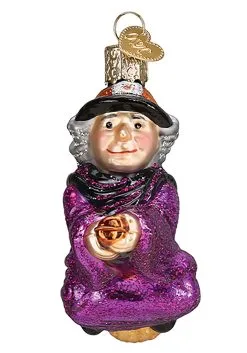 Witch Flying On A Broomstick Ornament -halloween Shop witch on broomstick ornament alt 3