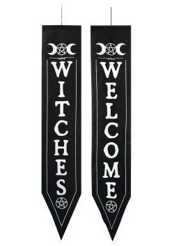 2 Pc Witches Banner Set